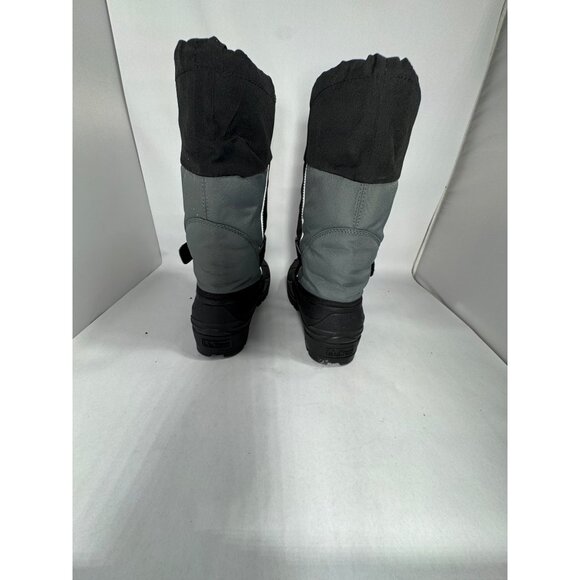 L.L. Bean Kids Size 5 Winter Boots Black & Gray Waterproof Insulated Snow - Picture 16 of 16